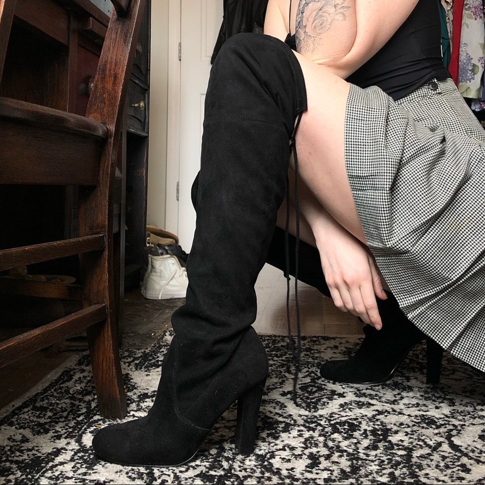 SOLD Steve Madden Suede Over the Knee Boots